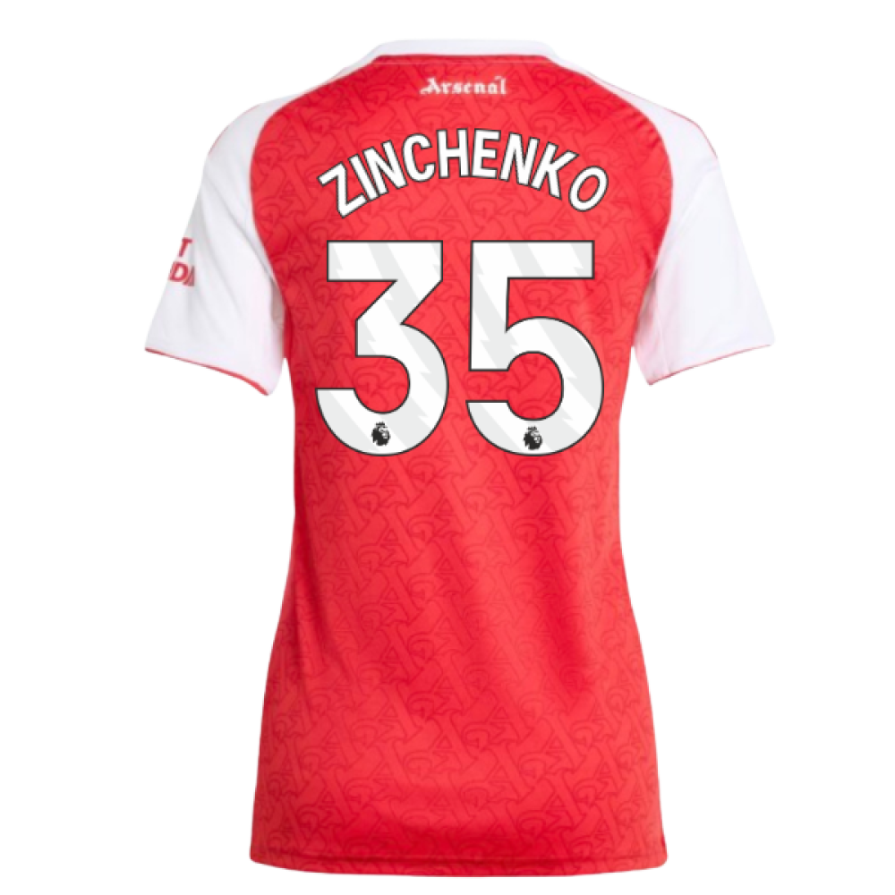2025-2026 Arsenal Home Shirt (Womens) (Zinchenko 35)