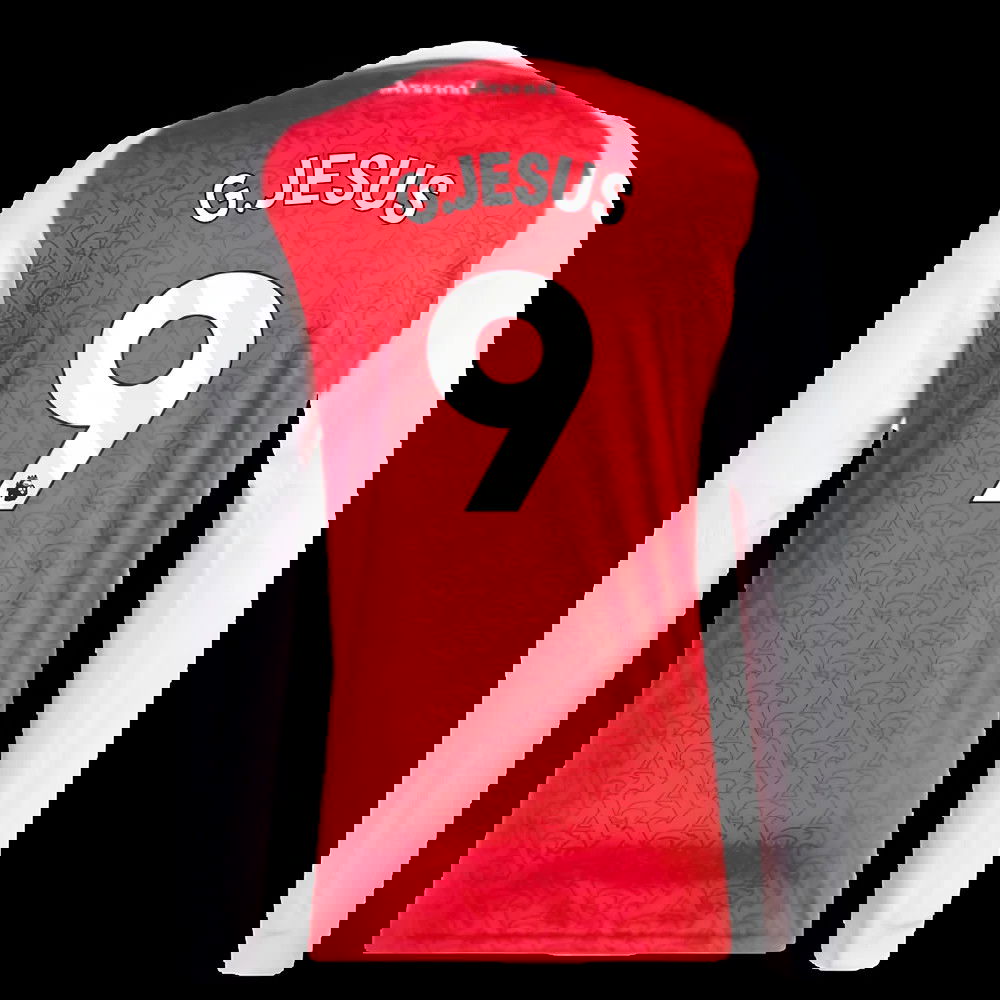 2025-2026 Arsenal Long Sleeve Home Shirt (G.Jesus 9)