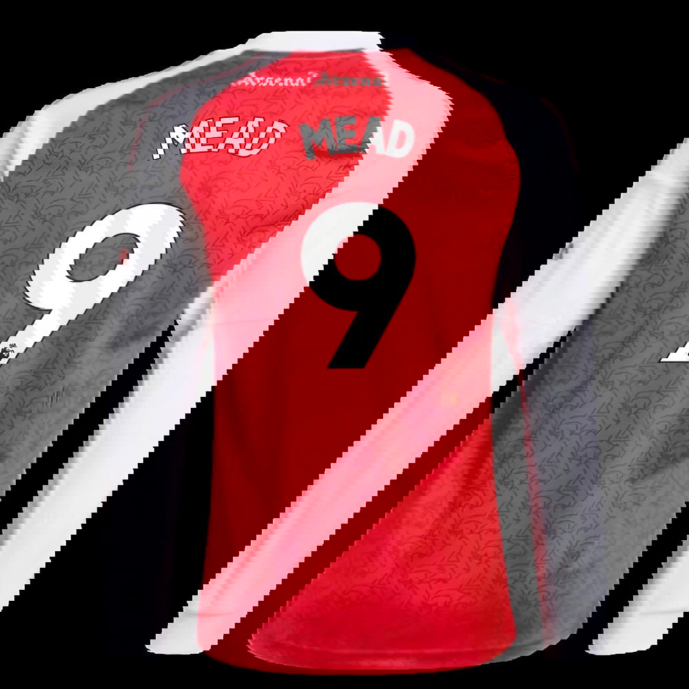 2025-2026 Arsenal Long Sleeve Home Shirt (Kids) (Mead 9)