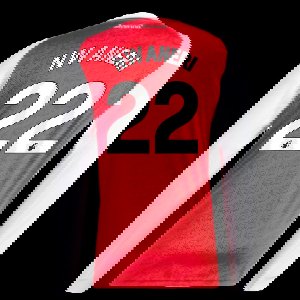 2025-2026 Arsenal Long Sleeve Home Shirt (Nwaneri 22)