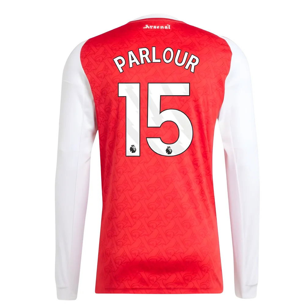 2025-2026 Arsenal Long Sleeve Home Shirt (Parlour 15)