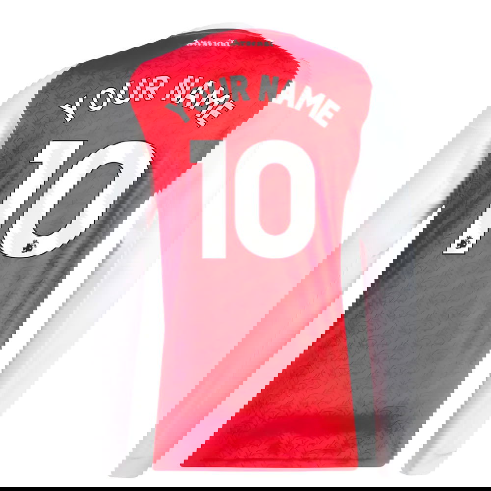 2025-2026 Arsenal Long Sleeve Home Shirt (Your Name)