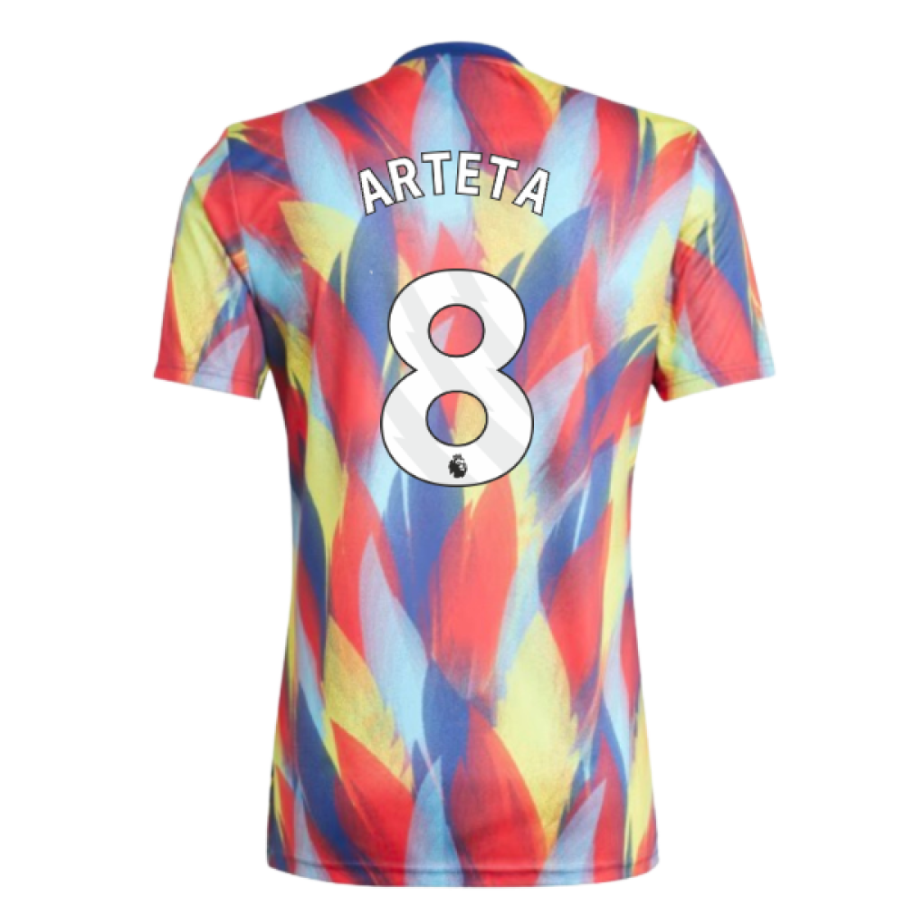 2025-2026 Arsenal Pre-Match Shirt (Victory Blue) (Arteta 8)