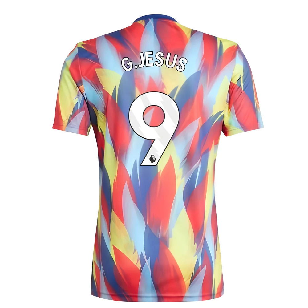 2025-2026 Arsenal Pre-Match Shirt (Victory Blue) (G.Jesus 9)