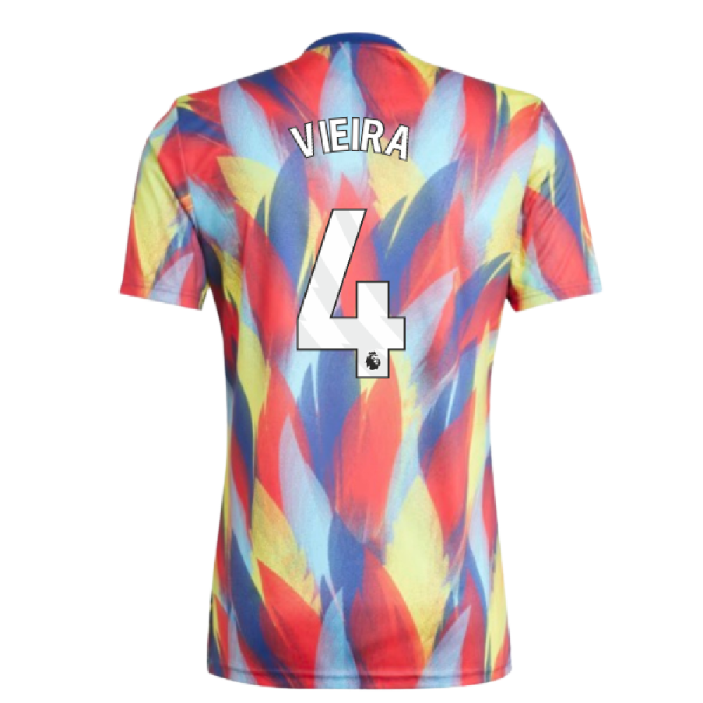 2025-2026 Arsenal Pre-Match Shirt (Victory Blue) (Vieira 4)