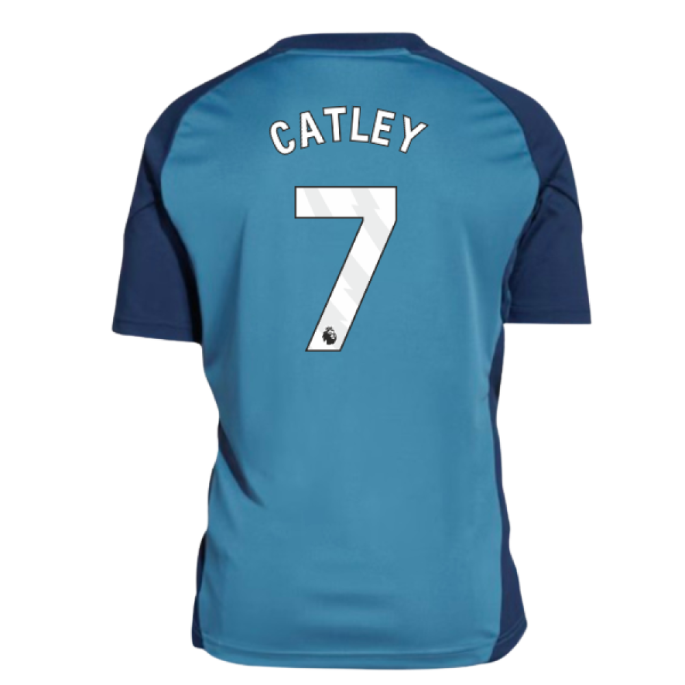 2025-2026 Arsenal Training Shirt (Blanch Blue) - Kids (Catley 7)