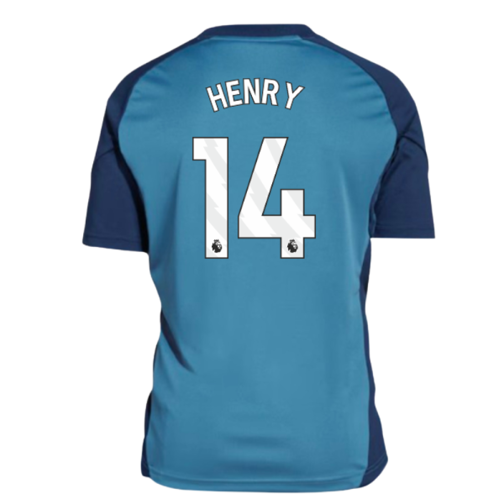 2025-2026 Arsenal Training Shirt (Blanch Blue) - Kids (Henry 14)