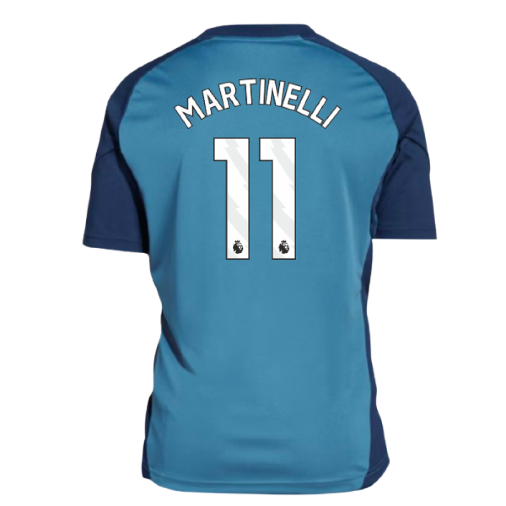 2025-2026 Arsenal Training Shirt (Blanch Blue) - Kids (Martinelli 11)