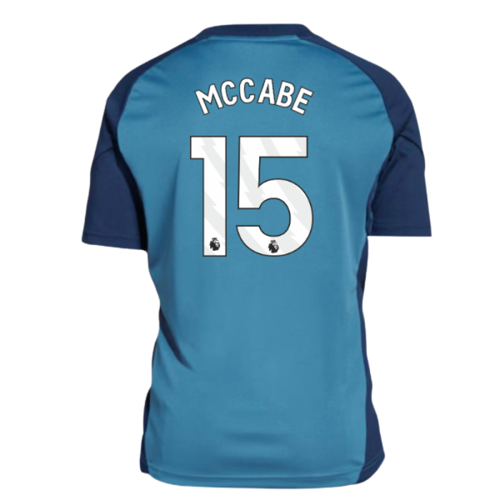2025-2026 Arsenal Training Shirt (Blanch Blue) - Kids (McCabe 15)