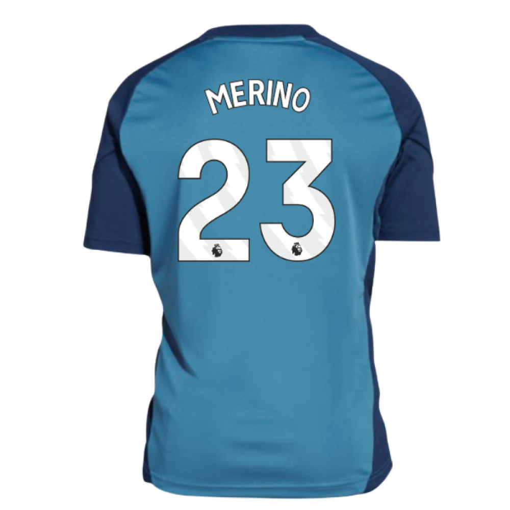 2025-2026 Arsenal Training Shirt (Blanch Blue) - Kids (Merino 23)