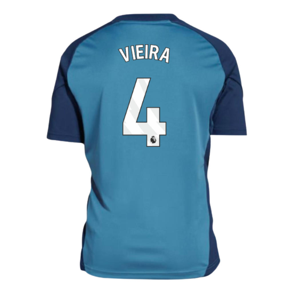 2025-2026 Arsenal Training Shirt (Blanch Blue) - Kids (Vieira 4)