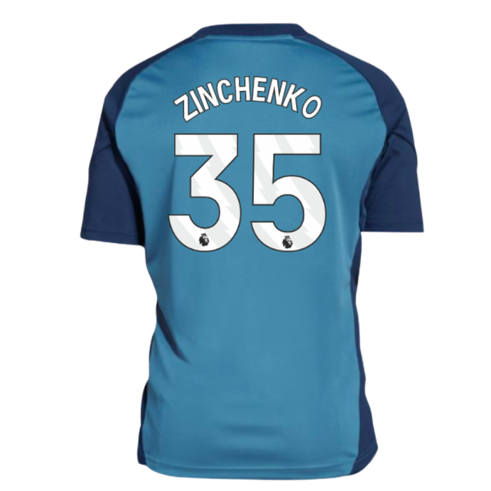 2025-2026 Arsenal Training Shirt (Blanch Blue) - Kids (Zinchenko 35)