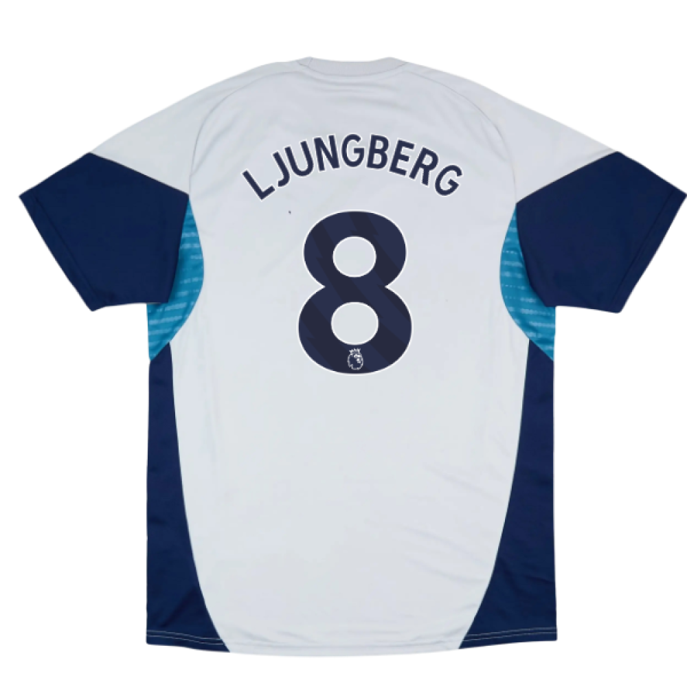 2025-2026 Arsenal Training Shirt (Grey Two) (Ljungberg 8)