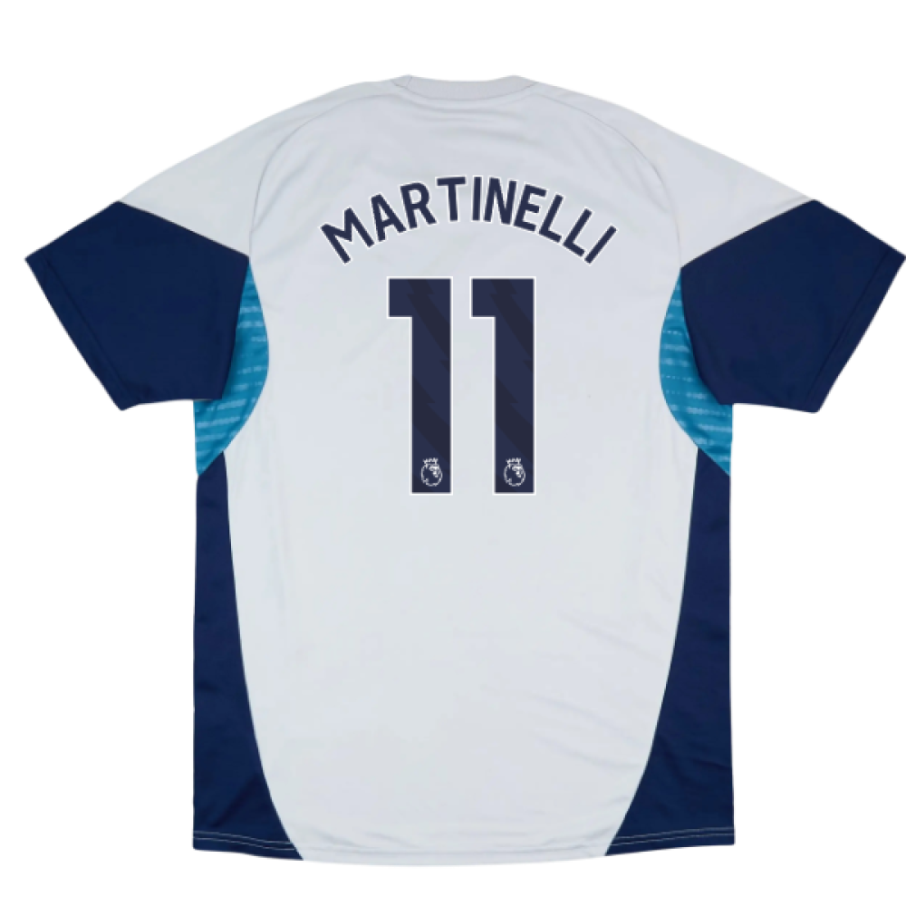 2025-2026 Arsenal Training Shirt (Grey Two) (Martinelli 11)