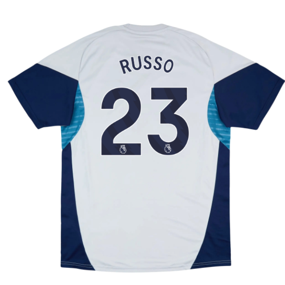 2025-2026 Arsenal Training Shirt (Grey Two) (Russo 23)