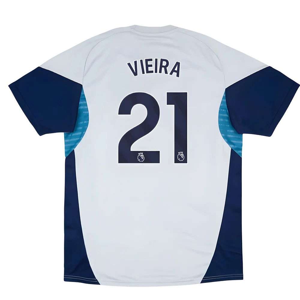 2025-2026 Arsenal Training Shirt (Grey Two) (Vieira 21)