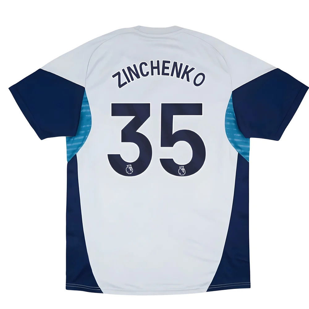 2025-2026 Arsenal Training Shirt (Grey Two) (Zinchenko 35)