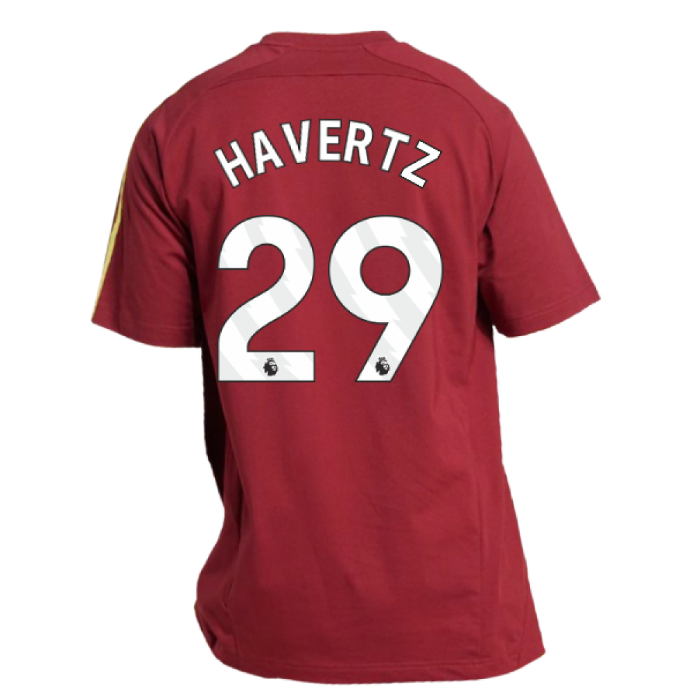 2025-2026 Arsenal UBP Tee (Noble Maroon) (Havertz 29)