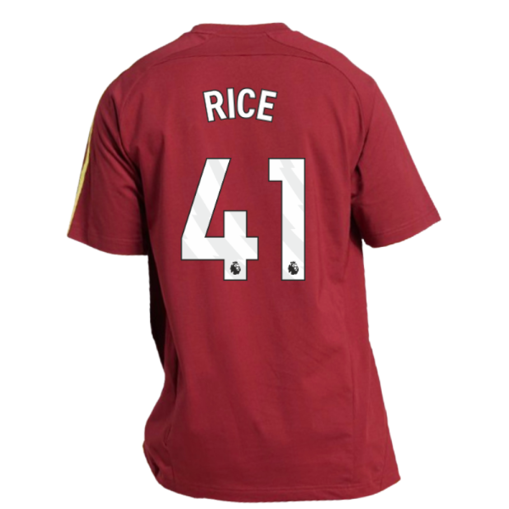 2025-2026 Arsenal UBP Tee (Noble Maroon) (Rice 41)