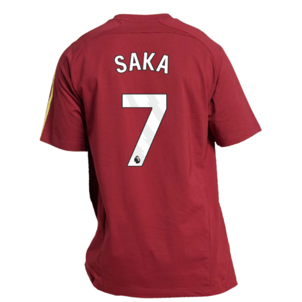 2025-2026 Arsenal UBP Tee (Noble Maroon) (Saka 7)
