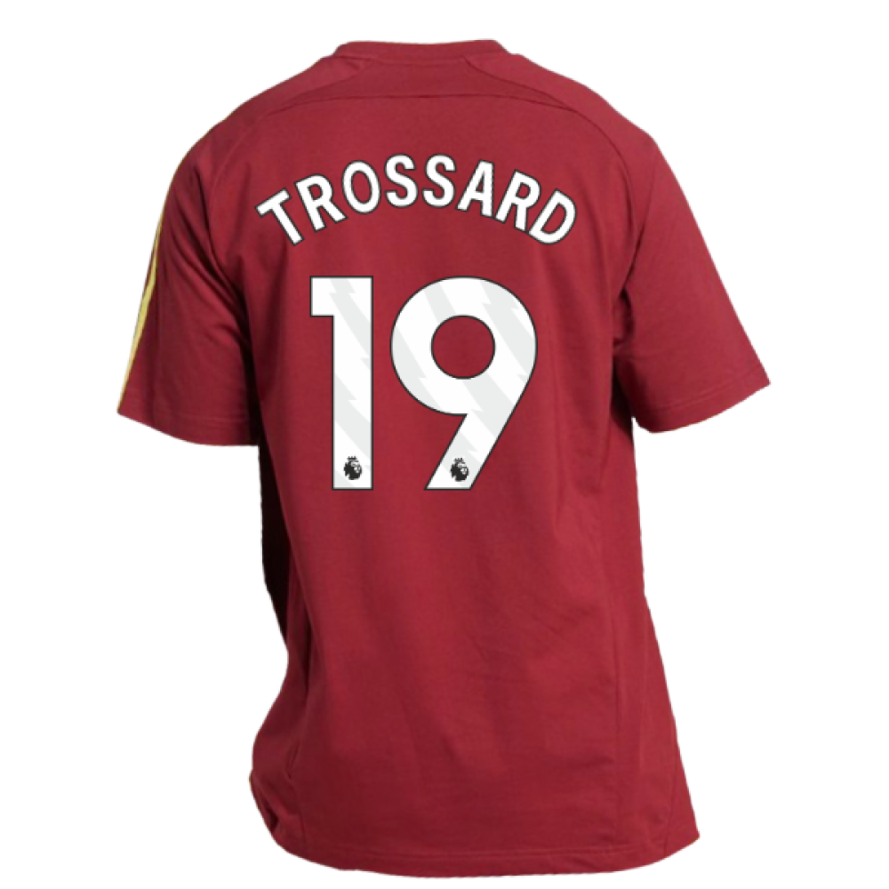 2025-2026 Arsenal UBP Tee (Noble Maroon) (Trossard 19)