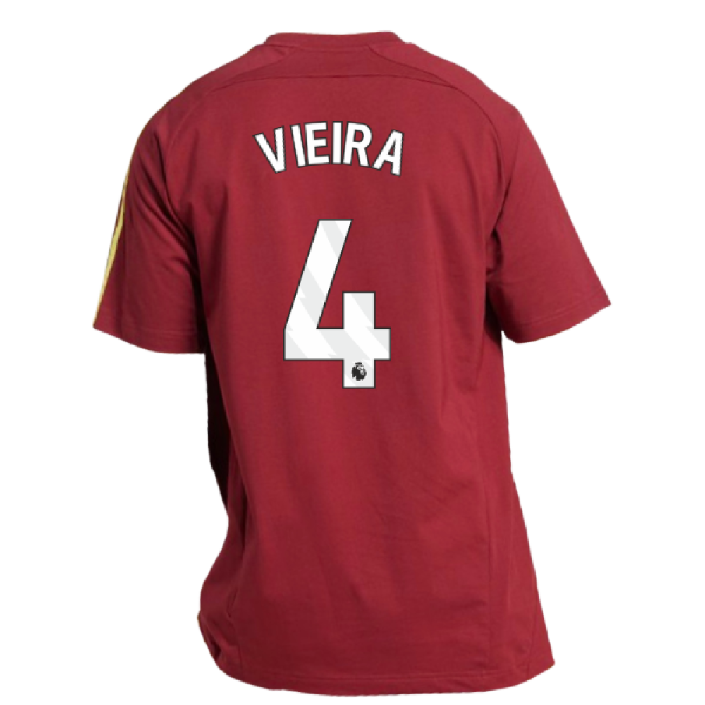 2025-2026 Arsenal UBP Tee (Noble Maroon) (Vieira 4)
