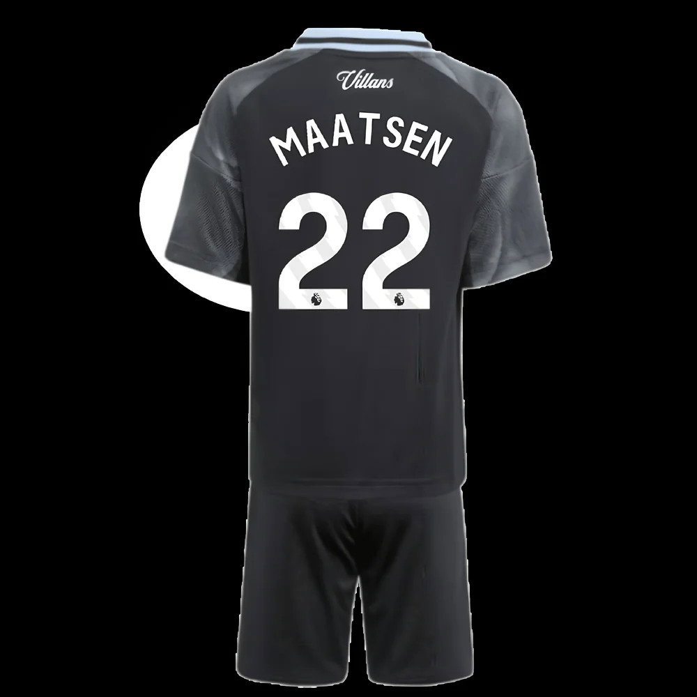 2025-2026 Aston Villa Away Mini Kit (Maatsen 22)