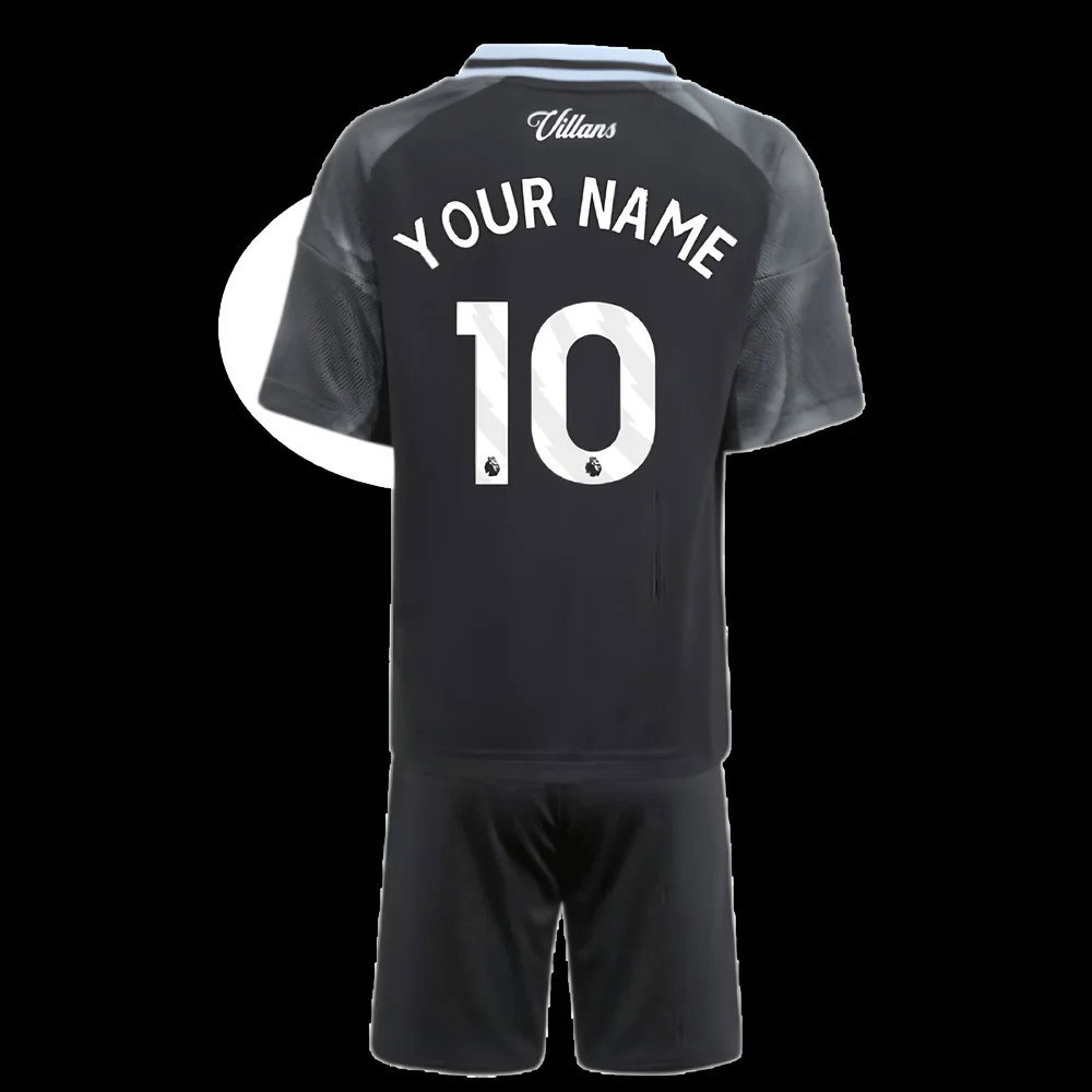 2025-2026 Aston Villa Away Mini Kit (Your Name)