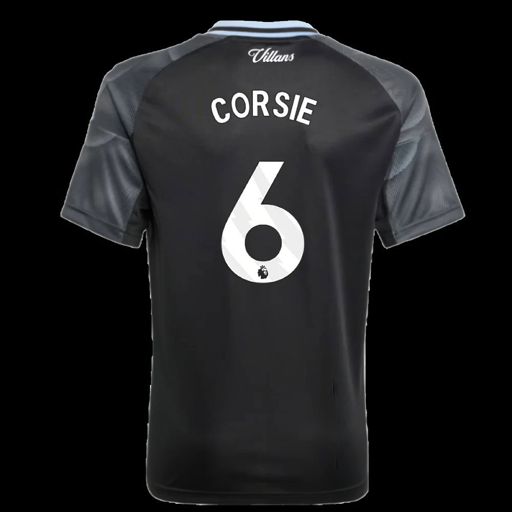 2025-2026 Aston Villa Away Shirt (Kids) (Corsie 6)