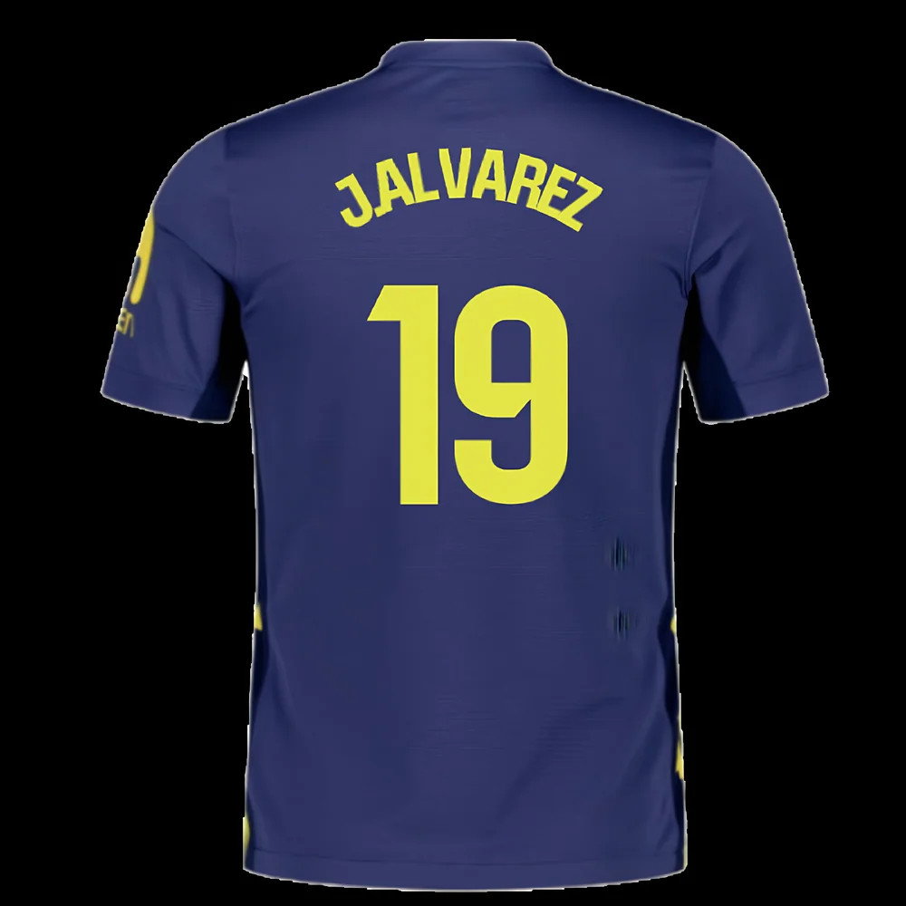 2025-2026 Atletico Madrid Away Shirt (Kids) (J.Alvarez 19)