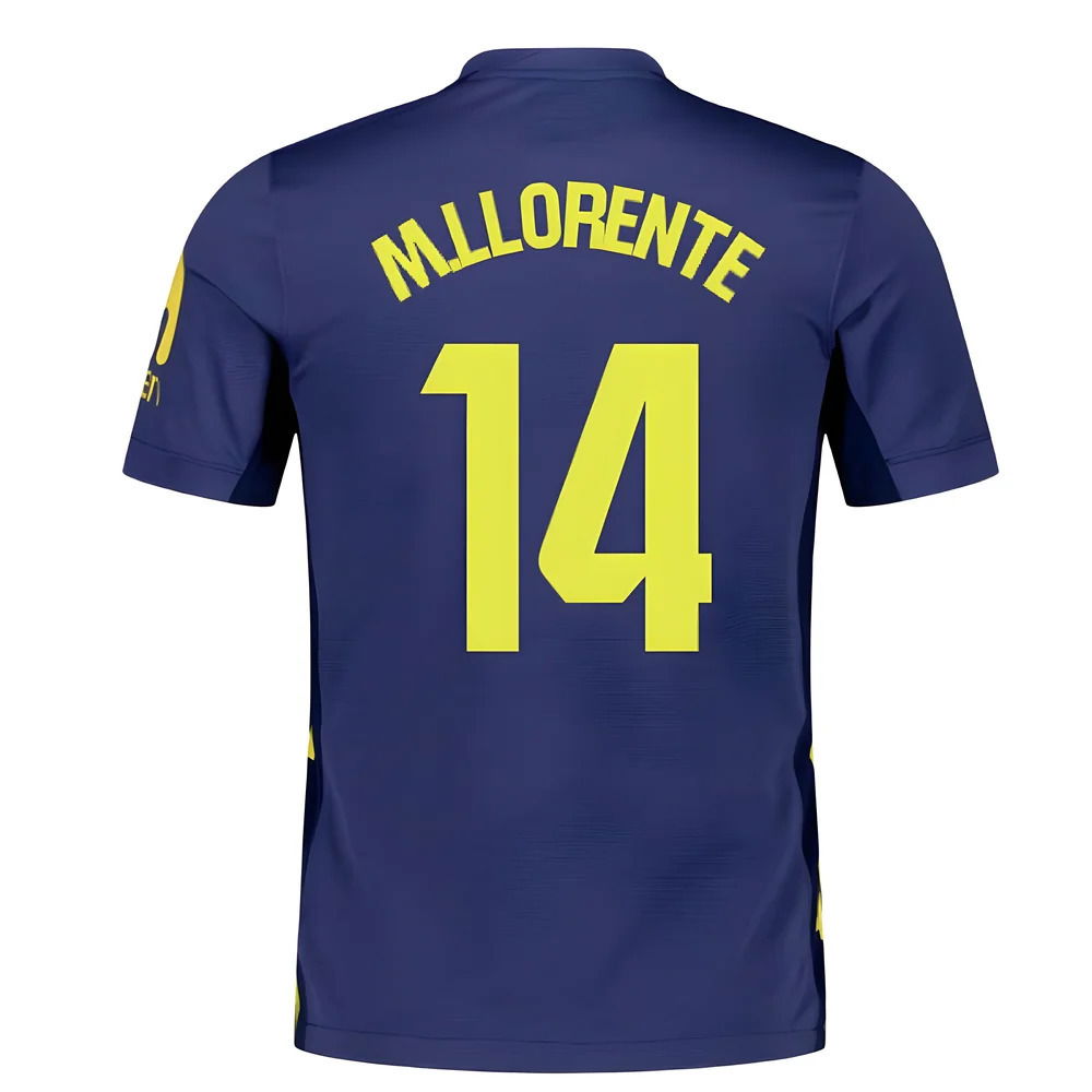 2025-2026 Atletico Madrid Away Shirt (M.Llorente 14)
