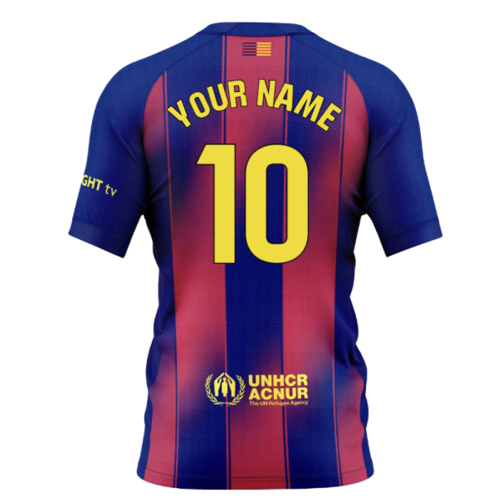 2025-2026 Barcelona Home Shirt (Kids) (Your Name)