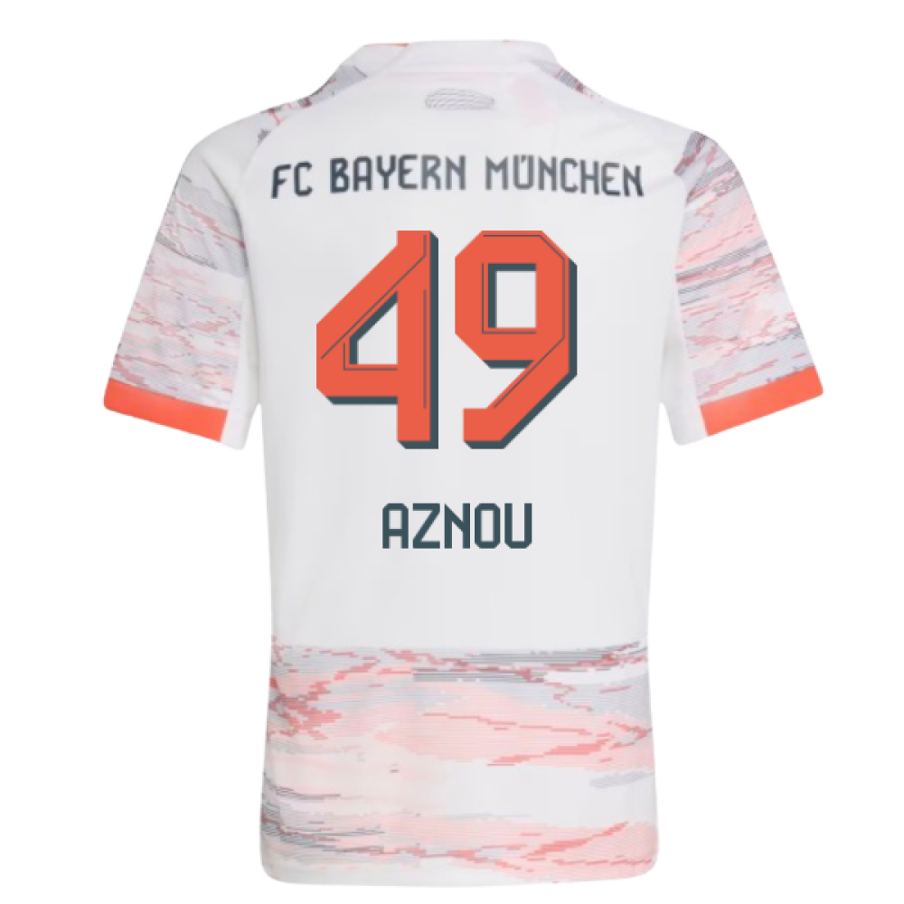 2025-2026 Bayern Munich Away Shirt (Kids) (Aznou 49)