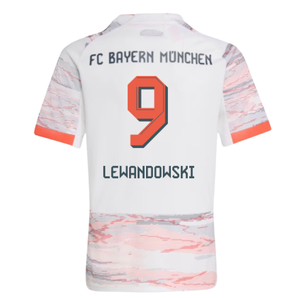 2025-2026 Bayern Munich Away Shirt (Kids) (Lewandowski 9)