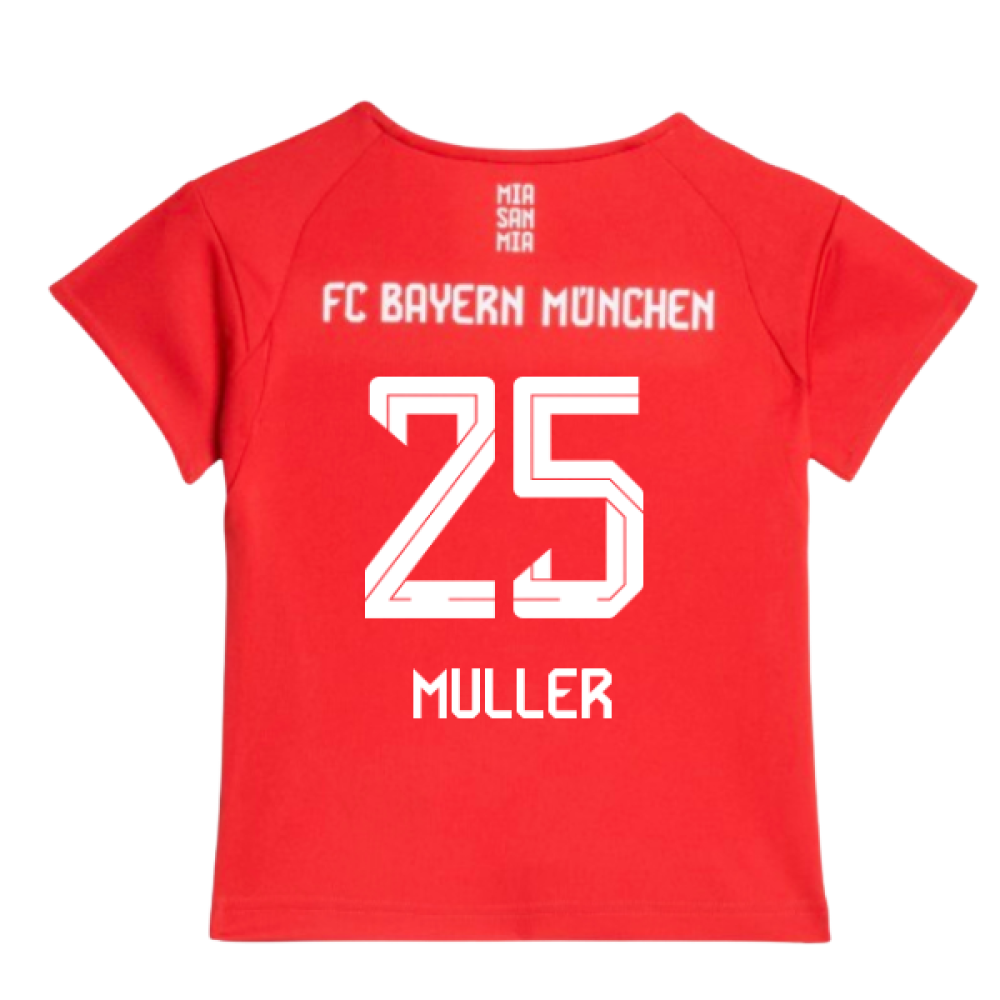 2025-2026 Bayern Munich Home Baby Kit (Muller 25)