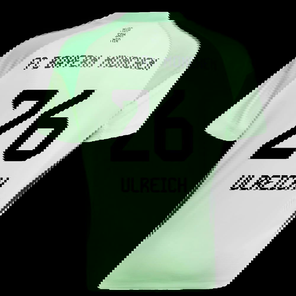 2025-2026 Bayern Munich Home Goalkeeper Shirt (Glory Mint) - Kids (Ulreich 26)