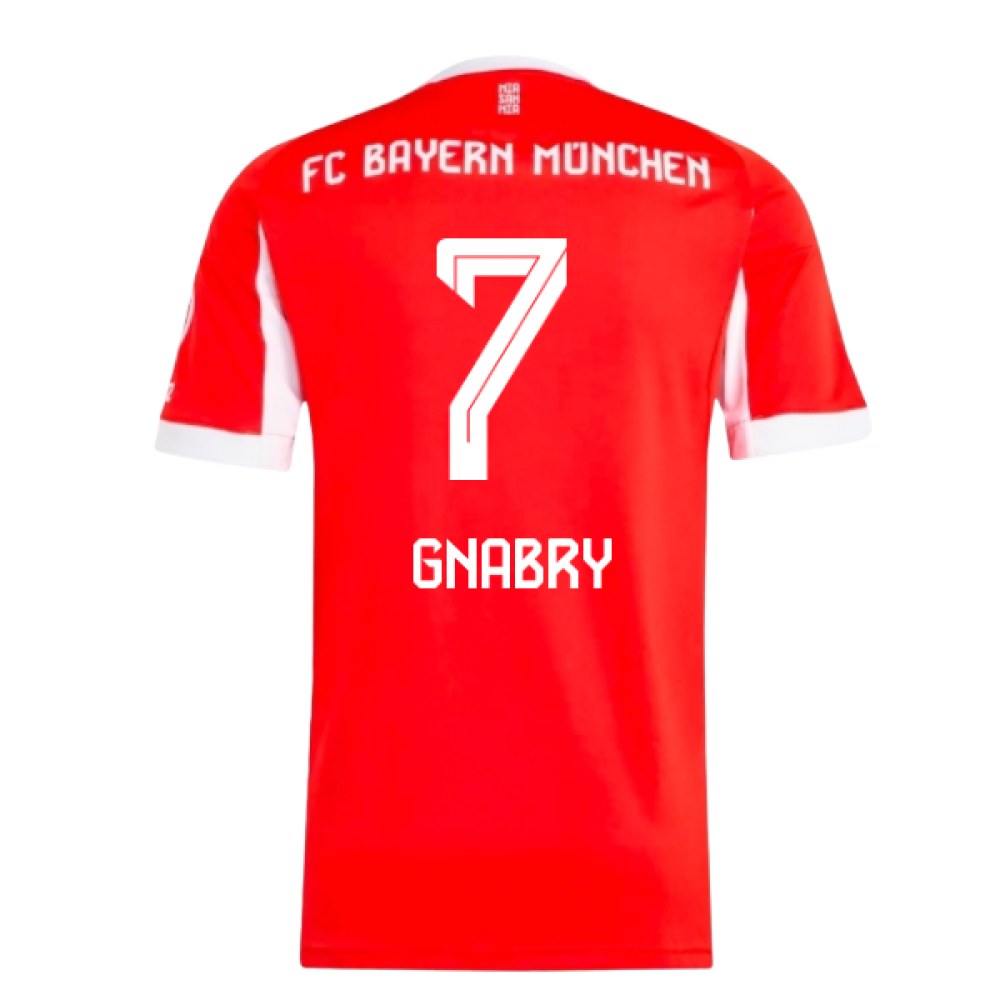 2025-2026 Bayern Munich Home Shirt (Gnabry 7)