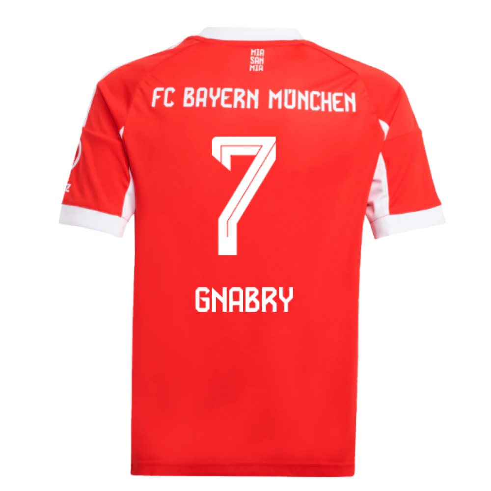 2025-2026 Bayern Munich Home Shirt (Kids) (Gnabry 7)
