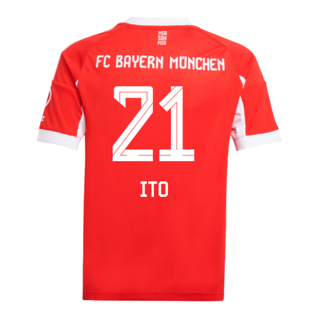 2025-2026 Bayern Munich Home Shirt (Kids) (Ito 21)