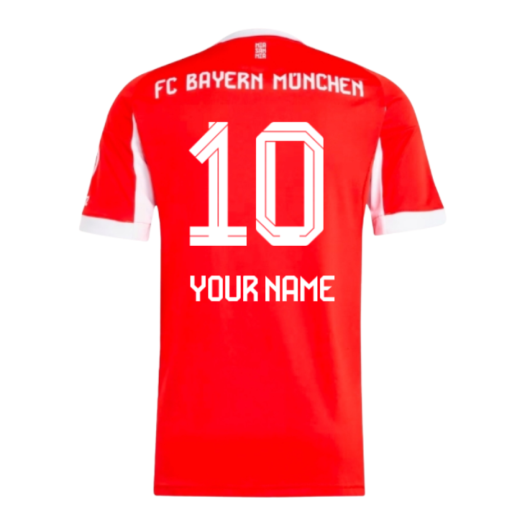 2025-2026 Bayern Munich Home Shirt (Your Name)