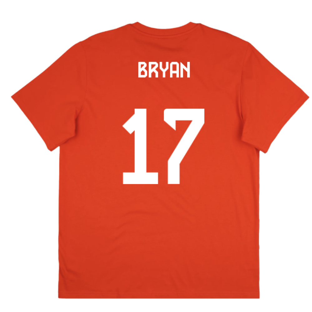 2025-2026 Bayern Munich Seasonal Graphic Tee (Red) (Bryan 17)