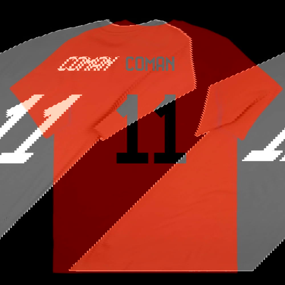 2025-2026 Bayern Munich Seasonal Graphic Tee (Red) (Coman 11)