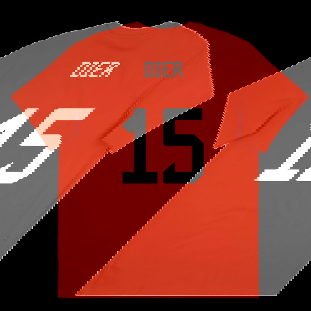 2025-2026 Bayern Munich Seasonal Graphic Tee (Red) (Dier 15)