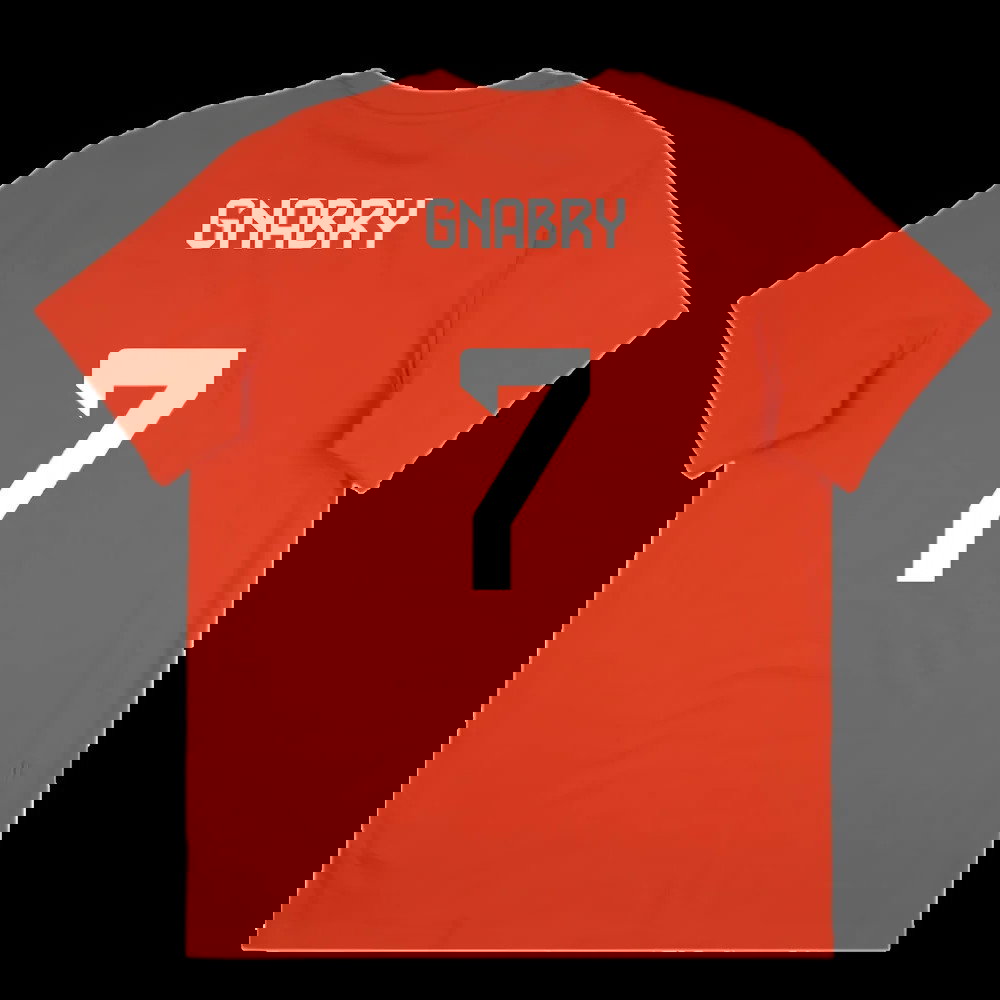 2025-2026 Bayern Munich Seasonal Graphic Tee (Red) (Gnabry 7)