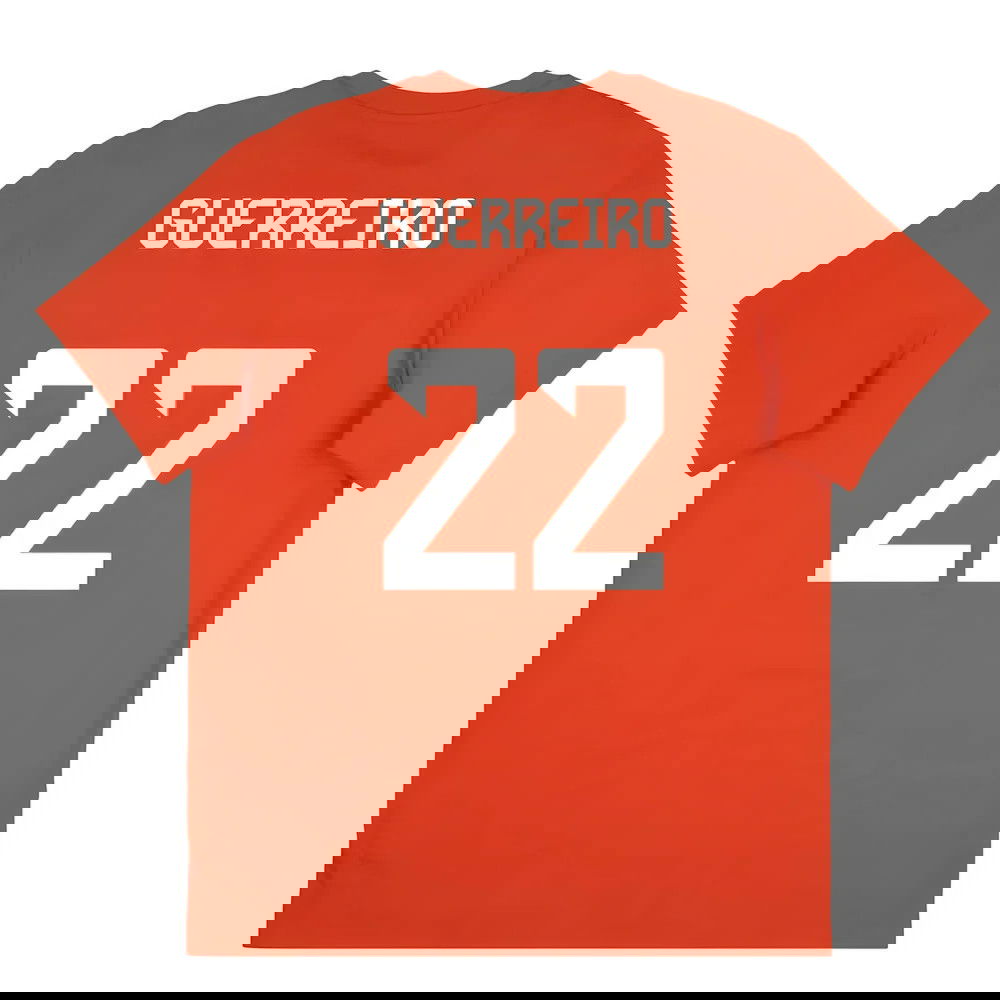 2025-2026 Bayern Munich Seasonal Graphic Tee (Red) (Guerreiro 22)