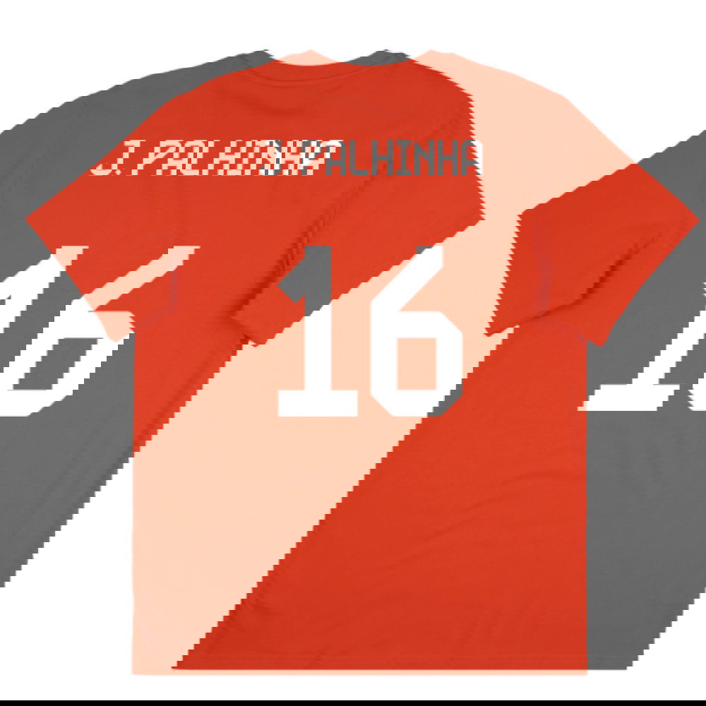 2025-2026 Bayern Munich Seasonal Graphic Tee (Red) (J. Palhinha 16)