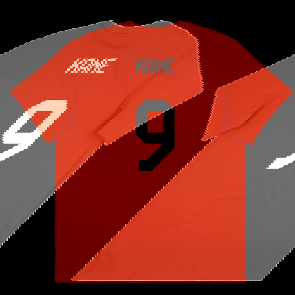 2025-2026 Bayern Munich Seasonal Graphic Tee (Red) (Kane 9)