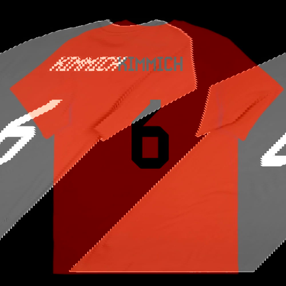 2025-2026 Bayern Munich Seasonal Graphic Tee (Red) (Kimmich 6)