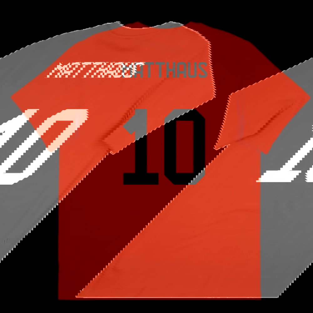 2025-2026 Bayern Munich Seasonal Graphic Tee (Red) (Matthaus 10)