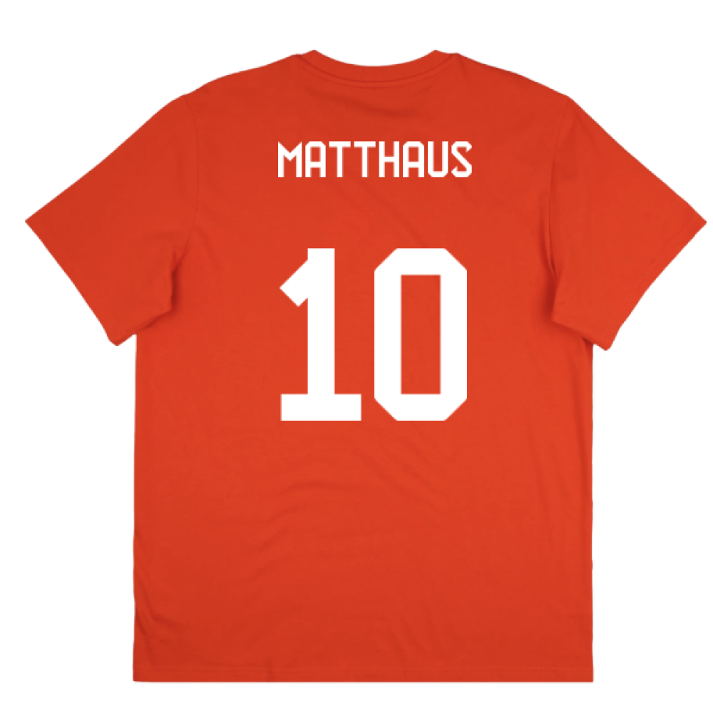 2025-2026 Bayern Munich Seasonal Graphic Tee (Red) (Matthaus 10)